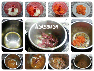 ternera guisada en olla GM paso a paso