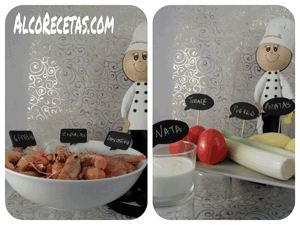 crema de marisco, ingredientes