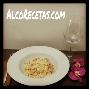Macarrones carbonara en olla GM
