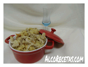 ensalada de cuscus y pollo