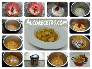 patatas con bacalao en olla GM