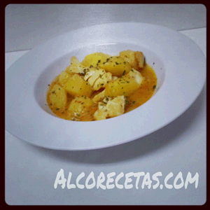 patatas con bacalao