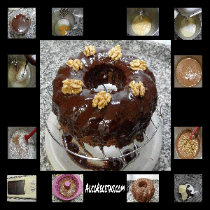 brownie de chocolate en microondas paso a paso