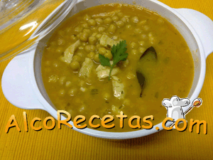garbanzos con bacalao en olla GM