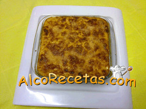 Lasaña de salmón y champiñones