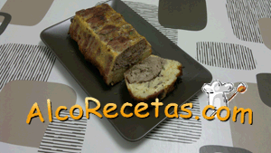 Pastel de carne y tortilla de patata