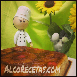 Tarta de piña