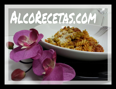 macarrones con picadillo chorizo en olla GM