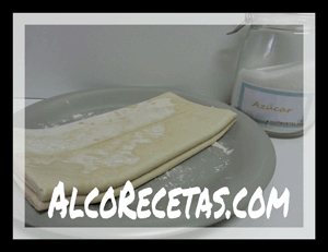 Palmeritas, ingredientes.