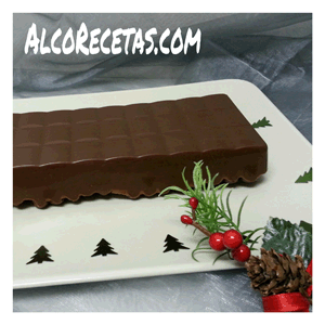 turrón de chocolate crujiente